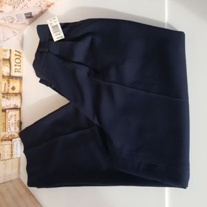 Della Spiga Italy VTG 80s Navy Blue Pleated Slacks (10)